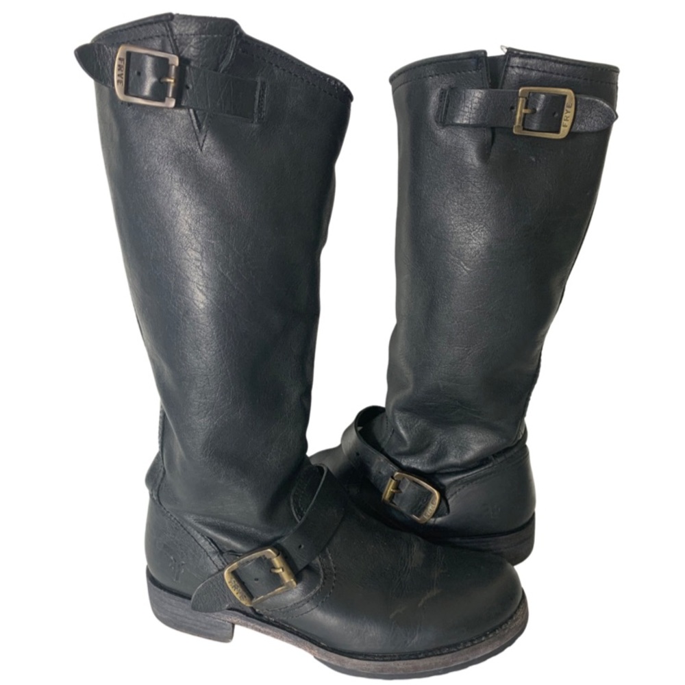 Frye Black Leather Boots